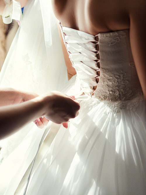 Bride Getting Ready