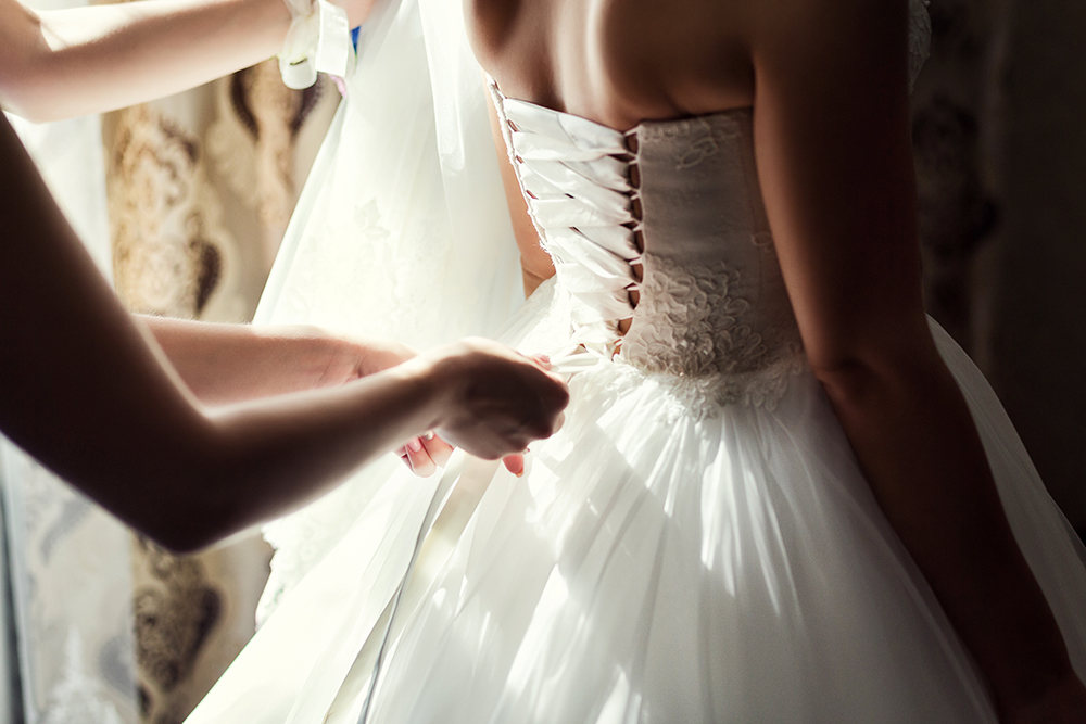 Bride Getting Ready