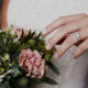 bouquet and wedding ring
